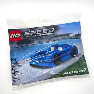 Lego 2021 Speed Champions Mclaren Elva Blue Poly Bag 30343 86 PCs Rare HTF New